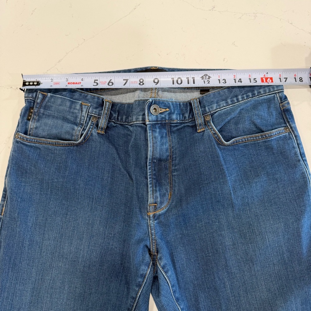 John Varvatos Men’s Bowery Slim Straight Fit Jeans 34x32 - Picture 6 of 10